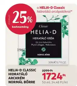 Rossmann Helia-D Classic hidratáló arckrém ajánlat