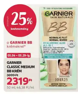 Rossmann Garnier Classic Medium bb krém ajánlat