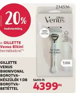 Rossmann Gillette Venus Bikinivonal borotvakészülék ajánlat