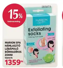 Rossmann Marion Spa hámlasztó lábápoló bőrradíros zokni ajánlat