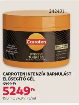 Rossmann Carroten intenzív barnulást elősegítő gél ajánlat