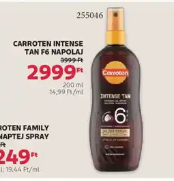 Rossmann Carroten Intense Tan F6 napolaj ajánlat
