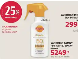 Rossmann Carroten Family F50 naptej spray ajánlat