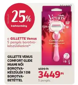 Rossmann Gillette Venus Comfort Glide Miami női borotvakészülék ajánlat