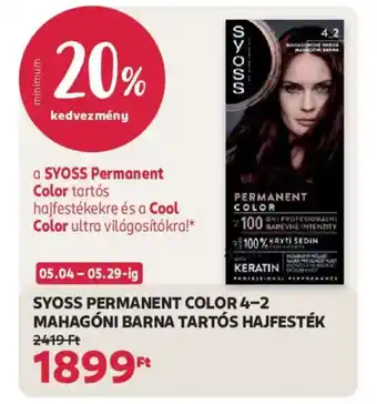 Syoss Permanent Color tartós hajfesték