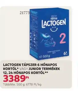 Rossmann Lactogen tápszer ajánlat