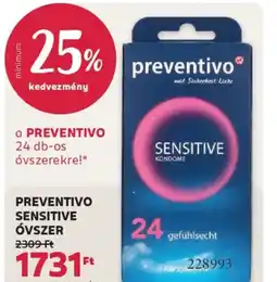 Rossmann Preventivo Sensitive óvszer ajánlat