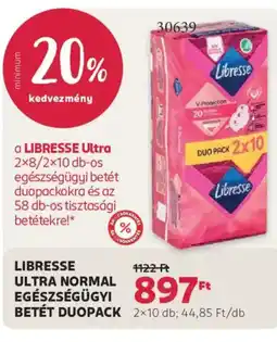 Rossmann Libresse Ultra Normal egészségügyi betét ajánlat