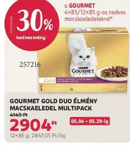 Rossmann Gourmet Gold Duo Élmény macskaeledel multipack ajánlat