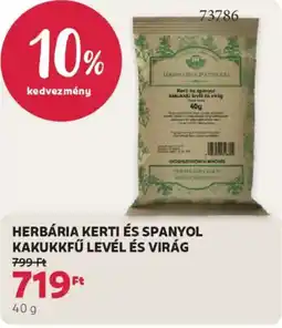 Rossmann Herbária kerti és spanyol kakukkfű levél és virág ajánlat