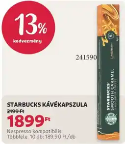 Rossmann Starbucks kávékapszula ajánlat