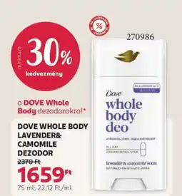 Rossmann Dove Whole Body Lavender & Camomile dezodor ajánlat