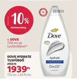 Rossmann Dove Hydrate tusfürdő ajánlat