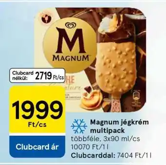 Tesco Magnum jégkrém multipack ajánlat
