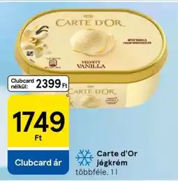 Tesco CARTE D'OR Jégkrém ajánlat