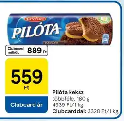 Tesco PILÓTA KEKSZ ajánlat