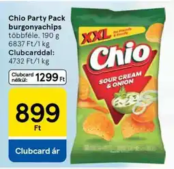 Tesco Chio Party Pack burgonyachips ajánlat