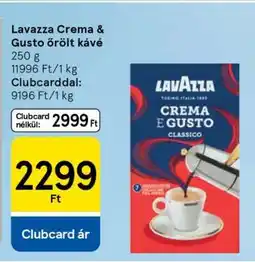 Tesco Lavazza Crema & Gusto őrölt kávé ajánlat