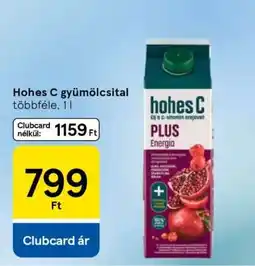 Tesco Hohes C gyümölcsital ajánlat