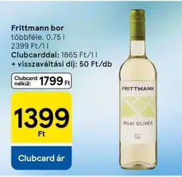 Tesco Frittmann bor ajánlat
