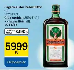 Tesco Jägermeister keserűlikőr ajánlat