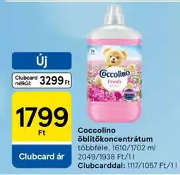 Tesco Coccolino öblítőkoncentrátum ajánlat