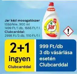Tesco Jar kézi mosogatószer ajánlat