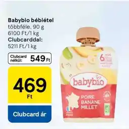 Tesco Babybio bébiétel ajánlat