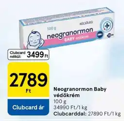 Tesco Neogranormon baby védőkrém ajánlat