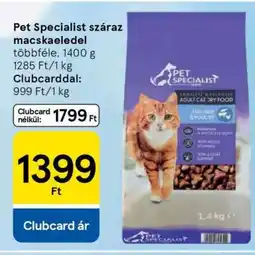 Tesco Pet Specialist száraz macskaeledel ajánlat