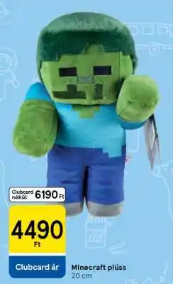 Tesco Minecraft plüss ajánlat