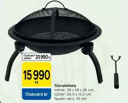 Tesco Tűzrakóhely ajánlat