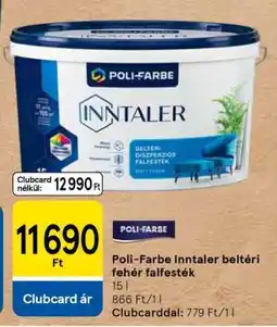 Tesco Poli-Farbe Inntaler beltéri fehér falfesték ajánlat