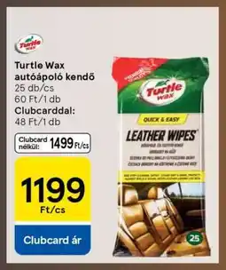 Tesco Turtle Wax autóápoló kendő ajánlat