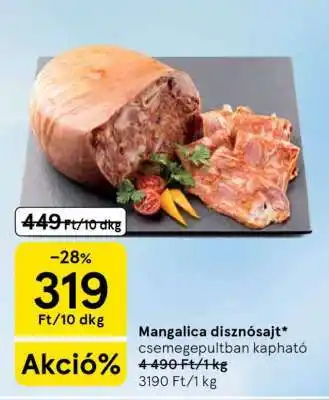 Tesco Mangalica disznósajt ajánlat
