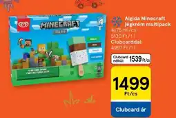Tesco Algida Minecraft jégkrém multipack ajánlat