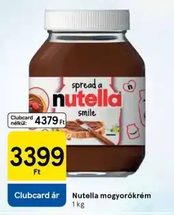 Tesco Nutella mogyorókrém ajánlat