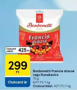Tesco Bonbonetti Francia drazsé vagy Dunakavics ajánlat