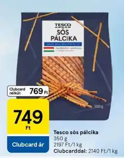 Tesco Tesco sós pálcika ajánlat