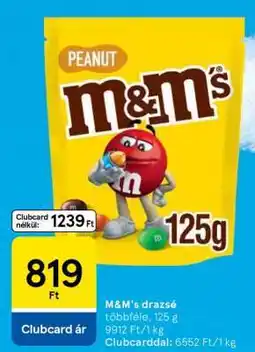 Tesco M&M's drazsé ajánlat