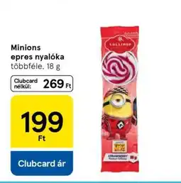 Tesco Minions epres nyalóka ajánlat
