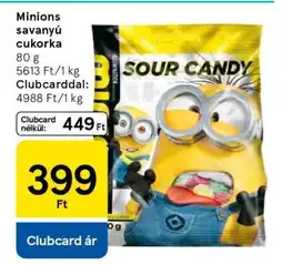 Tesco Minions savanyú cukorka ajánlat