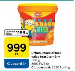 Tesco Urban Snack Attack vajas teasütemény ajánlat