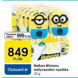 Tesco Relkon Minions mályvacukor nyalóka ajánlat