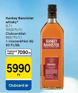Tesco HANKEY BANNISTER Whisky ajánlat