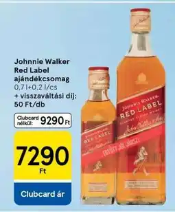 Tesco Johnnie Walker Red Label ajándékcsomag ajánlat