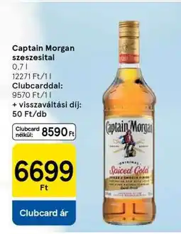 Tesco Captain Morgan szeszesital ajánlat