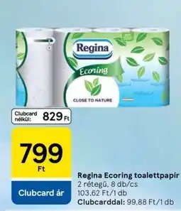 Tesco Regina Ecoring toalettpapír ajánlat