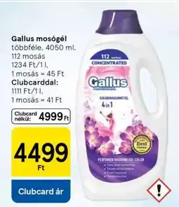 Tesco Gallus mosógél ajánlat