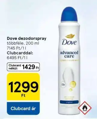 Tesco Dove dezodorspray ajánlat